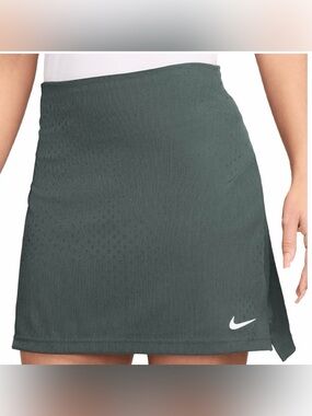 Nike Women's Dri-FIT ADV Skirt in Teal with White Logo